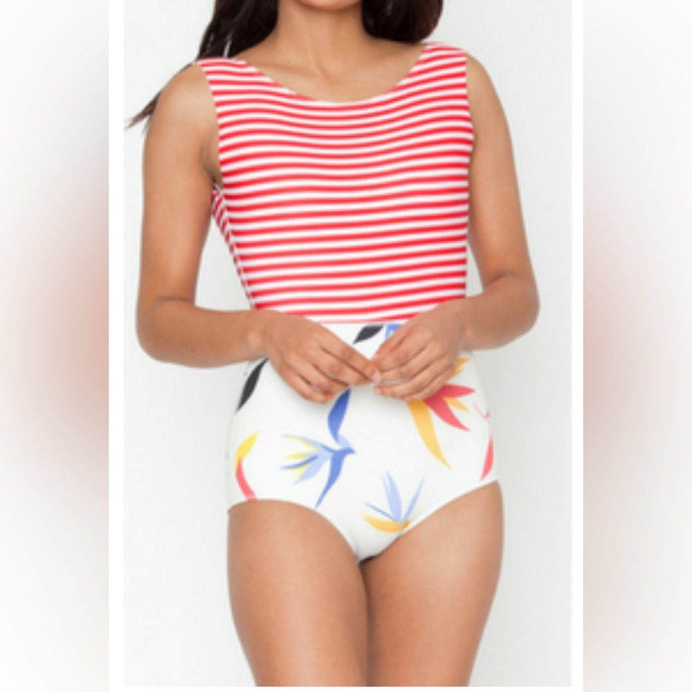 SEEA LIDO ONE PIECE SWIMSUIT SMALL❤️🤍❤️🤍